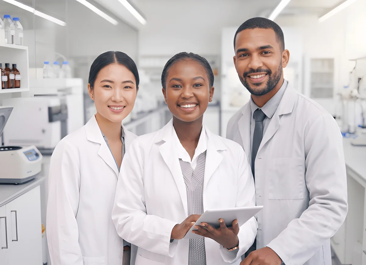Cosmetic product and lab formulation, hero photo
